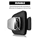 Mudder 2 Packungen Auto Gläser Halter Universelles Auto Visier Sonnenbrillen Halter Clip Leder Brillen Aufhänger und Ticket Karten Clip Brillen Halterung für Auto (Schwarz)