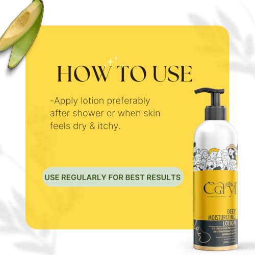 Image of CARYL Deep Moisturizing Cream 100g & Body Lotion 200ml Combo Pack | Intense Hydration Skincare Kit for Dry Skin Women, Men | Non-Sticky, Long-Lasting, Nourishing Moisture Cream for Skincare | Soft, Smooth & Healthy Skin Moisturizer Lotion for All Skin Type | Best For Gift