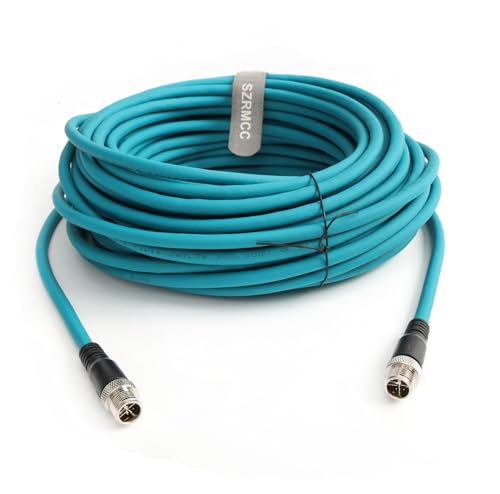 Cable Ethernet SZRMCC M12 X-Code 8pin macho 1 m miniatura 1
