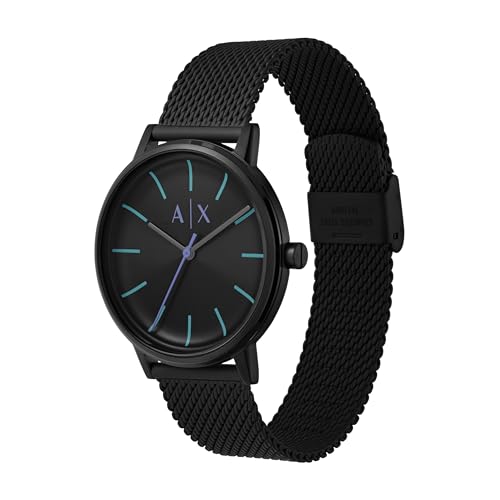 Armani Exchange Stainless Steel Analog Black Dial Men Watch-Ax2760, Black Band - Image 2