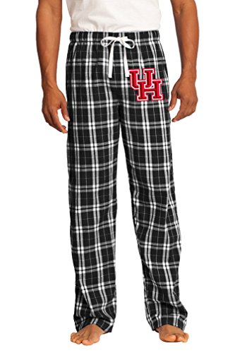 University of Houston Lounge Pants UH Pajama Bottoms Size Lg Black