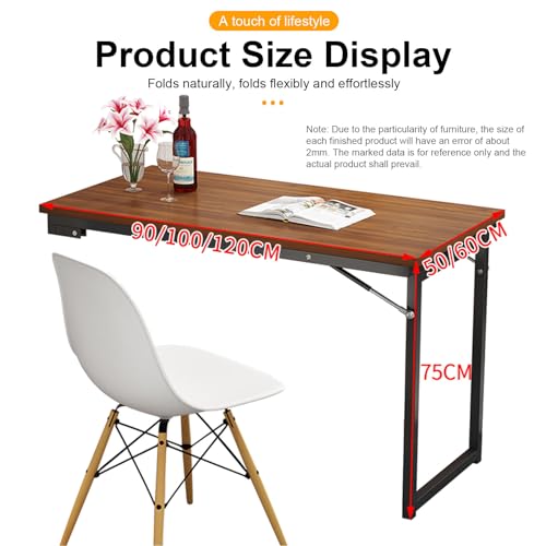 Bureau flottant multifonction table de cuisine suspendue pour studio et chambre - 3