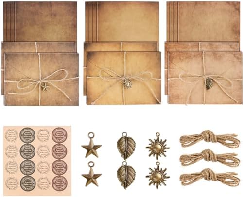 Set Carta Da Lettere E Buste Con Adesivi - 50 Fogli A5 Rigati + 50 Buste + 60 Adesivi Per Inviti E Lettere - Foto 5