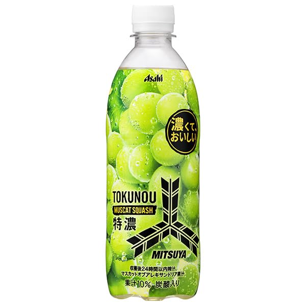 Amazon.co.jp: アサヒ飲料 三ツ矢 特濃マスカットスカッシュ 500ml