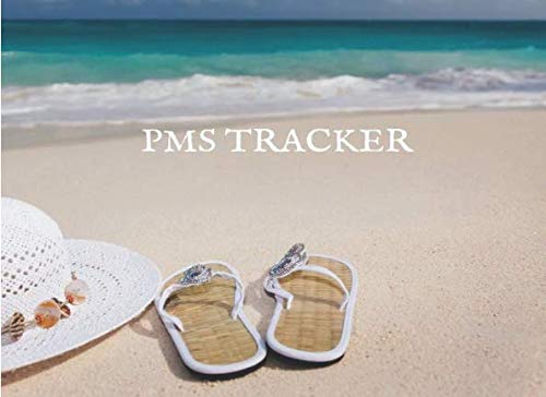 PMS Tracker: Monthly Period Menstrual Sandy Beach Logbook Journal, 150 ...