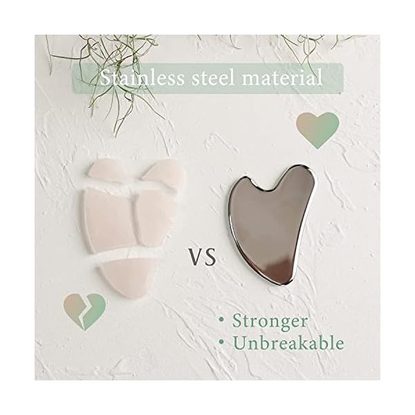 Gua Sha Gesichtswerkzeug, natürlicher Jadestein, Guasha-Brett für Spa, Akupunkturtherapie, Triggerpunkt-Behandlung, Gua Sha Schab-Massagewerkzeug – Bild 5