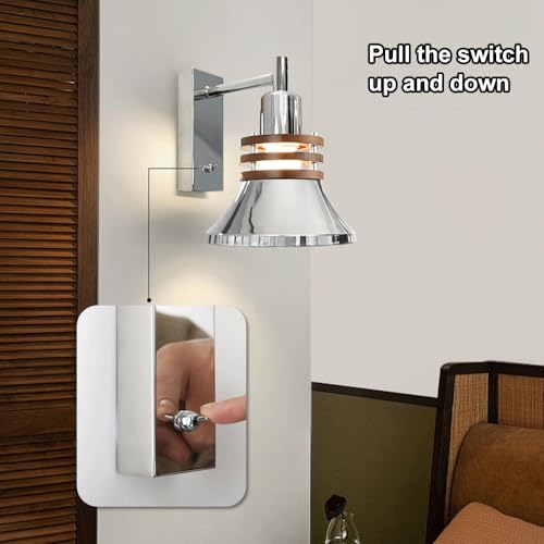 Lámpara de pared retro para iluminar pasillos oscuros con estilo E27 8