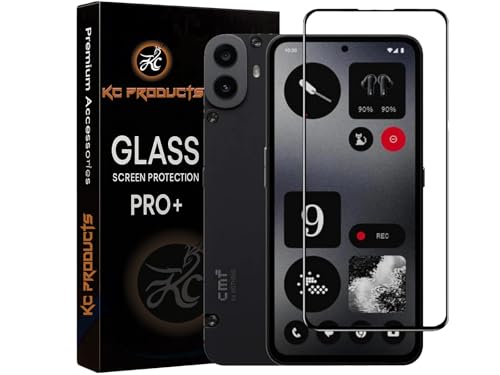 Image of Edge To Edge Screen Protector Tempered Glass For CMF Phone 1 / CMF Nothing Phone 1 With Easy Installation Kit