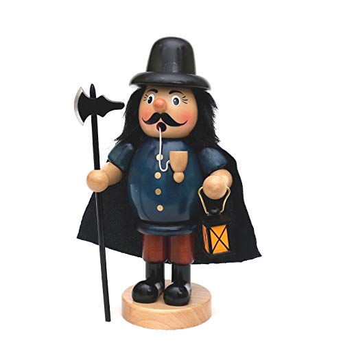 Deko-Geschenke-Shop Räuchermann Nachtwächter 24 cm bemalt mit...