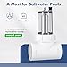 CHLORWORKS Zinc Anode for Saltwater Pool - 2'' Inline Saltwater Pool Sacrificial Anode, Heavy Duty Zinc Anode for Pool Protect Metal Parts, No Leaks, Long Service