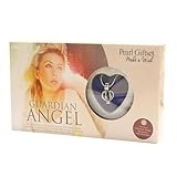 Guardian Angel Wish Pearl and Pendant Necklace Gift Set, Heart Cage Locket, Necklace with Box Pearl in Oyster for Women 3188