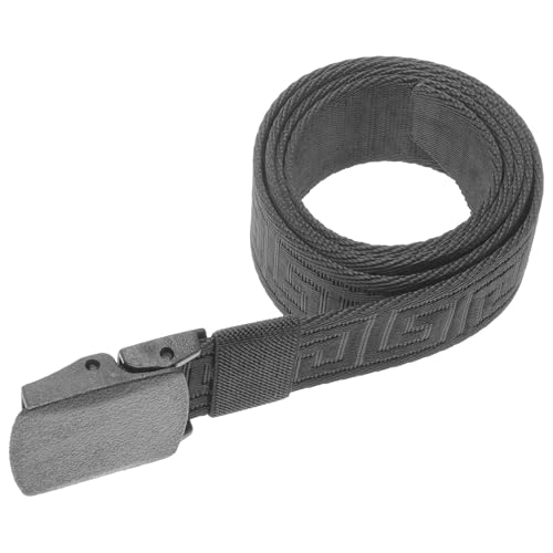 CIMAXIC Cinturón de Cintura para Hombre Ajustable de Poliéster Negro, Multiusos y Práctico Adecuado para Actividades al Aire Libre y Viajes