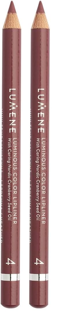 LUMENE Luminous Color Lipliner Kalıcı Ve Bakim Yapan Dudak Kalemi 4 Heather (2 paketi)