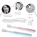 DI QIU REN Extra Soft Toothbrush for Sensitive Gums, Manual Toothbrush with 8 Tubes of 10000 Soft Floss Bristle for Gum Care, Protect Fragile Gums Good Cleaning Effect (Blue & Pink)