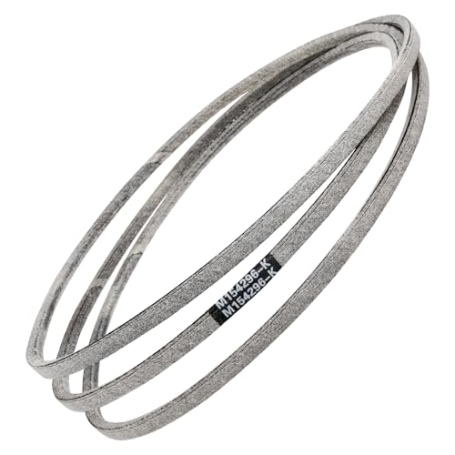 M154296 Mower Deck Belt Compatible with John Dee re M158131 Z425 Z435 Z445 Z465, Aramid Cord Fit for 48" 54" ZTrak Mowers, 1/2" x 152 1/2"