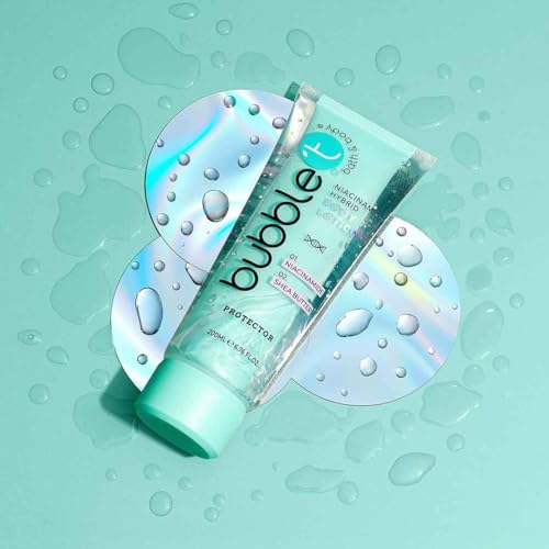 Bubble T Cosmetics Niacinamide Hybrid Body Lotion 200ml, green, 200 ml (Pack of 1) - Image 3