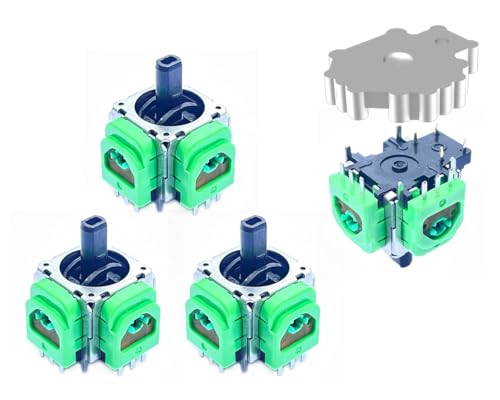 ElecGear 4 x TMR joystick y placa calefactora de repuesto para PS5 y Edge Controller (DS5 y DSE), barra de control TMR Hall y herramientas de reparación de alambre de soldadura – (TMR DS5FU)