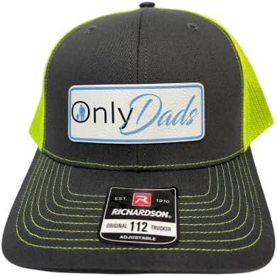 Onlydads Leather Patch Hat Trucker Hat, Only Dads Leather Patch Trucker Hat