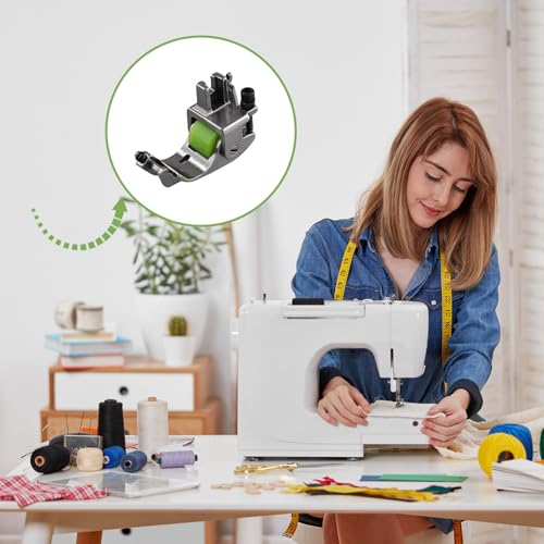 Pie para máquina de coser rodillo ajustable 0.1-1mm miniatura 2