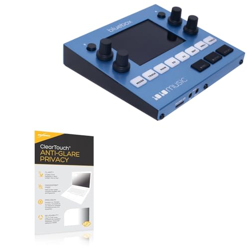 BoxWave Screen Protector Compatible with 1010music Bluebox - ClearTouch Anti-Glare Privacy (2-Pack), Privacy Screen Protector Flexible Film Anti-Glare