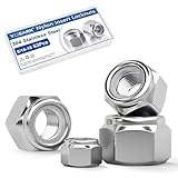 53PCS 5/16-18 Lock Nuts, Nylon Insert Locknuts 304 Stainless Steel (A2-70) Standard Inch Thread, Rust Proof for Industrial & Construction Use