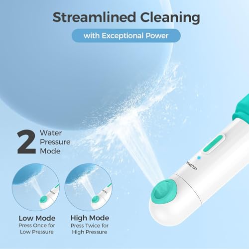 Image of VELOMAX Portable Travel Bidet, IPX7 Waterproof Electric Rechargeable Mini Handheld Spray with 2 Pressure Options for Women & Men, Adjustable Speed, Hygienic Cleaning, Postpartum & Baby Care