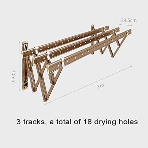 Étendoir à linge extensible et pliable idéal pour balcon et buanderie - 5