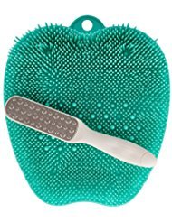 YaFex Shower Foot Massager Scrubber & Cleaner for Shower Floor, Add A Pedicure Foot File Callus Remover for Foot Health