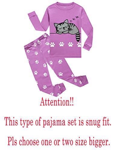 Image of KikizYe Little Big Boys Long Sleeve Pajama Sets 100% Cotton Pjs
