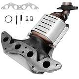 AUTOSAVER88 Exhaust Manifold w/Catalytic Converter Compatible with 2001-2005 Civic 1.7L L4 Direct-Fit (EPA Compliant)
