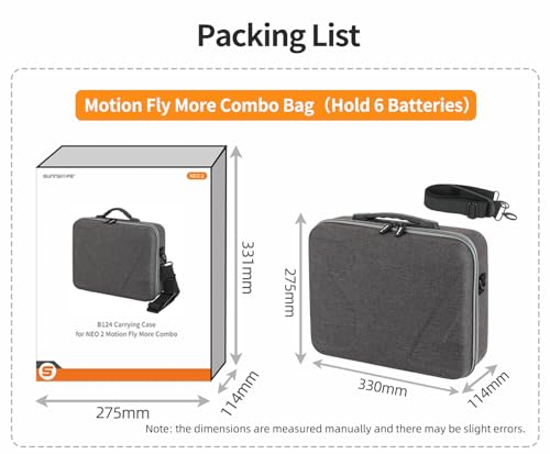 Bolsa de transporte para DJI Neo 2 impermeable con EVA 2