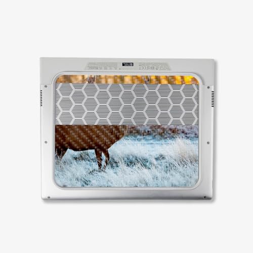 Image of MightySkins Carbon Fiber Skin Compatible with Alienware X14 R2 (2023) Full Wrap Kit - Buck | Protective, Durable Textured Carbon Fiber Finish | Easy to Apply & Change Styles | Made in The USA