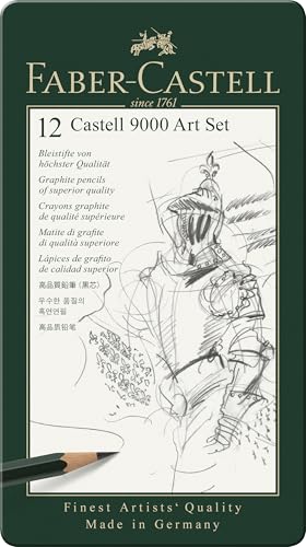 Faber-Castell 119065 - Set de 12 lápices Castell 9000 para