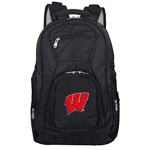 Denco University of Wisconsin Badgers Laptop Backpack- Fits Most 17 Inch Laptops and Tablets - Ideal for Work, Travel, School, College, and Commuting