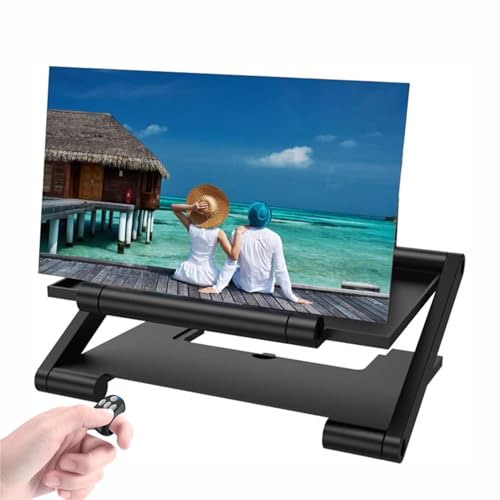 La Lupa de Pantalla Plegable 3D con Control Remoto Bluetooth Se Adapta Perfectamente a Vídeos, Películas y Escenarios de Juegos.