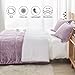 Seward Park Lavender Purple Fuzzy Sherpa Comforter Set Full Queen Size, Soft Fall Winter All Season Girls Bedding Comforter Sets 3 Piece (1 Comforter and 2 Pillow Shams)