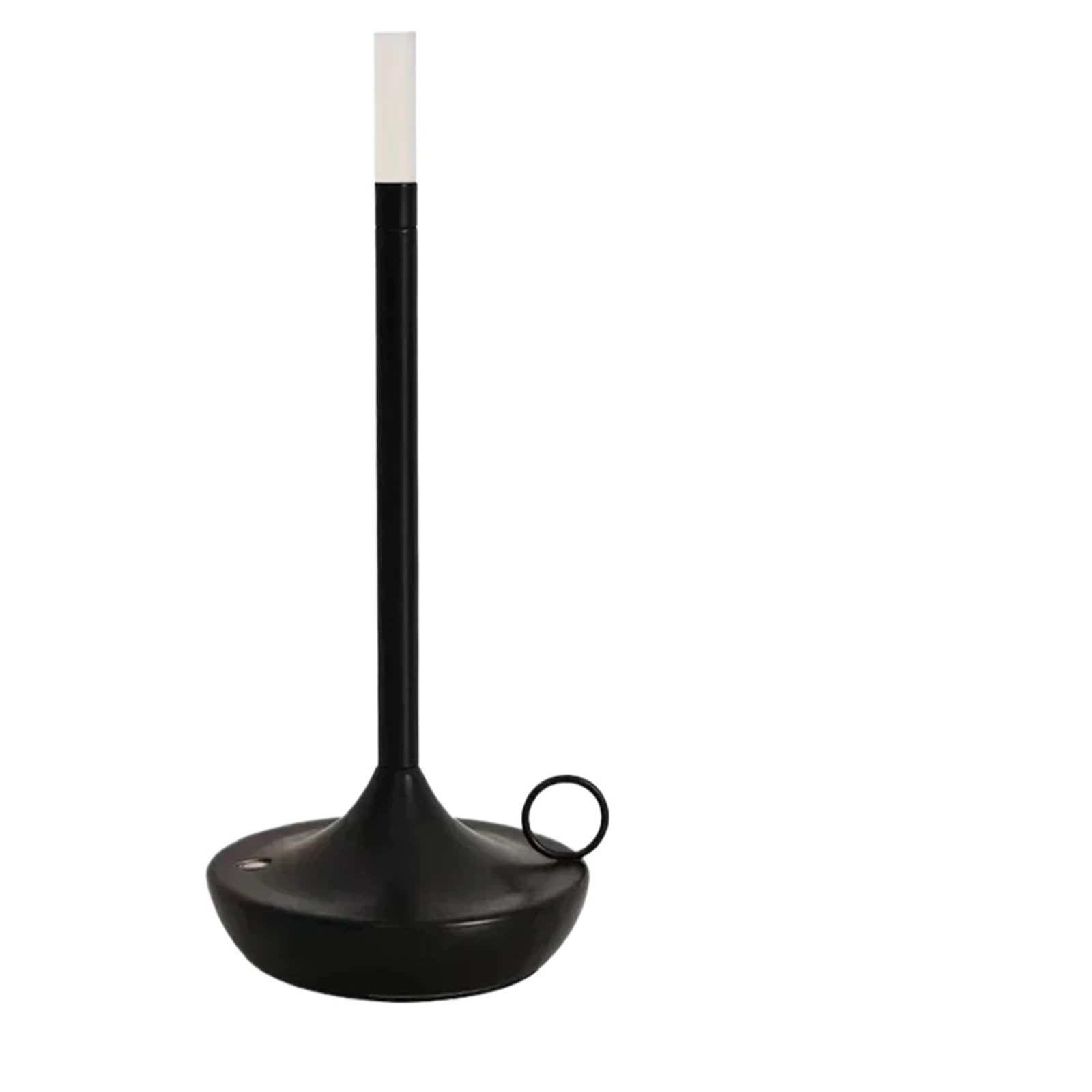 Table Lamp for Bedroom Rechargeable Wireless Touch Lamp Camping Candle Creative Lamp Rechargeable USB-C Deskbar Table(Black,1Pcs)