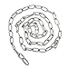 WESIEVYA Stainless Steel Heavy-duty Chain Weight-bearing Industrial Pet Leash for Dogs Metal Link Chain for Outdoor Use