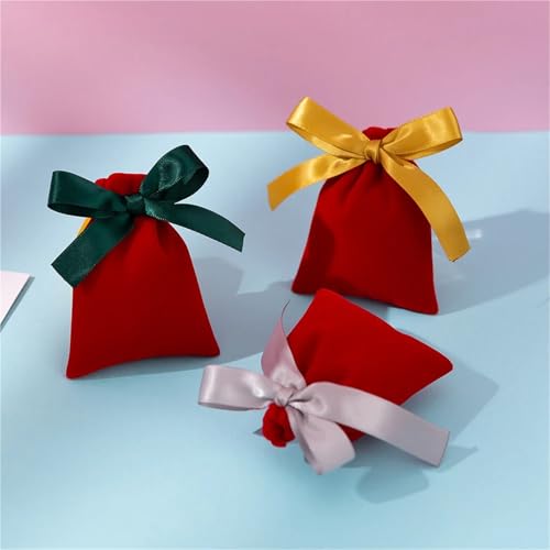 Bolsas de terciopelo antiarañazos para proteger collares y aretes 4