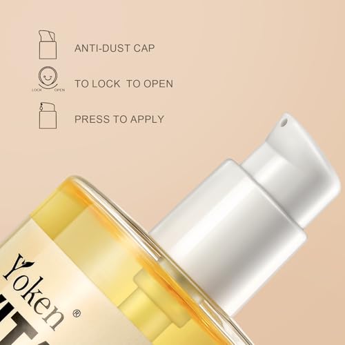 image for Yoken Vitamin E Oil 8 Oz Organic Vitamin E oil for Skin Vitamine oils 