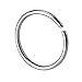 Produktbild Taffstyle Piercing Continuous Ring Fake Klemmring Dünn Septum Tragus Helix Nase Lippe Ohr Nasenring Ohrpiercing Hoop Clip On Silber 0,8mm x11mm