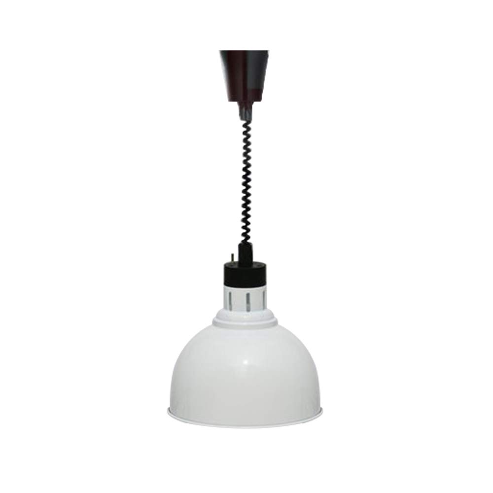 JIAWANSHUN C Type Food Warmer Lamp Food Heat Lamp Warmer with Lamp 250W 250mm (White)
