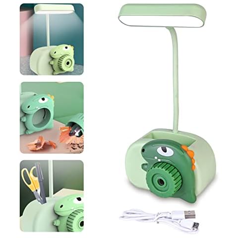 Schreibtischlampe Kinder mit Rotierendes Federmesser Cover