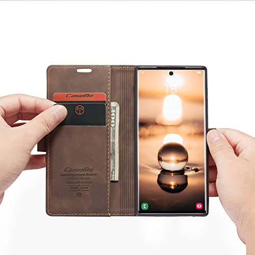 Capa para Galaxy S22 Ultra 5G, capa carteira para Galaxy S22 Ultra Classy, capa flip fólio com supor