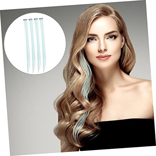 Ipetboom 12Pcs Extensões De Peruca Extensões De Cabelo Destaca Presilhas De Cabelo Para Mulheres Ext
