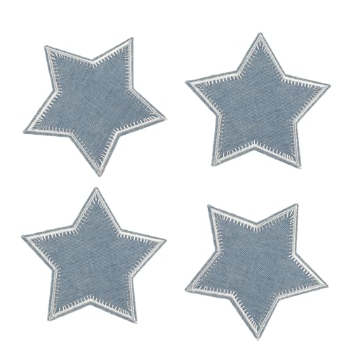 Dibujos Animados Estrella Manchas Coser Reparación Pancarta Para Applagas De Ropa Manchas Joyas Coser Artesanía Costura
