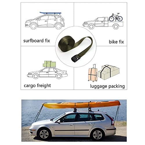 Cinto de amarração com fivela forte, tiras de carga de amarração com catraca, tiras ajustáveis de am