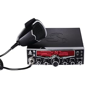 Cobra 29LX AM/FM Professional CB Radio – Emergency Radio, Travel Essentials, NOAA Weather Channels and Emergency Alert System, Selectable 4-Color LCD, Auto-Scan, Black
