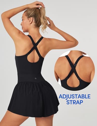 IUGA Athletic Romper Tummy Control Padded Workout Romper with Shorts Running Onesie Jumpsuits Summer Outfits Set Gym Clothes4