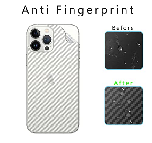 GIOPUEY[4 Pack Back Protector Compatible with iPhone 14 Pro Max, iPhone 14 Pro Max Back Protector Film, Soft TPU, Thin - Image 3